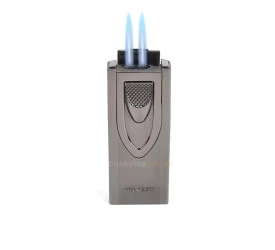 Isqueiro Maçarico Honest 724 - Chumbo (2 Chamas)