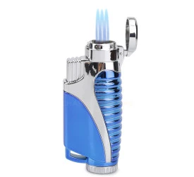 Isqueiro Maçarico Jobon ZB399 (3 Chamas) - Azul