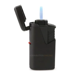 Isqueiro Maçarico Twin Jet Zengaz - Preto