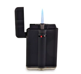 Isqueiro Maçarico Zengaz Poker Jet ZL-18 - Preto