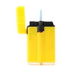 Isqueiro Maçarico Zengaz Poker Jet ZL-18 - Amarelo
