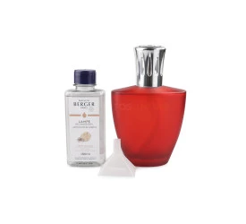 Kit Lampe Berger Satin Rouge com Fragrância Cedre du Liban