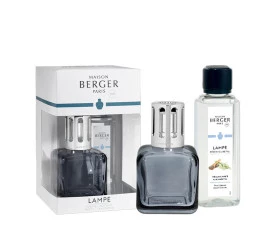 Kit Lampe Berger Glaçon Grise com Fragrância Jardins Sur La Riviera