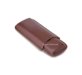 Porta 2 Charutos em Couro Cigson - Marrom