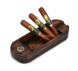 Sampler Grand Amazonia Ygarapé Moirê Poteî (3 Charutos e Cinzeiro)