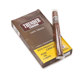 Charuto Thunder Chocolate - Petaca com 5