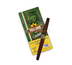 Charuto Toscano Garibaldi - Petaca com 5