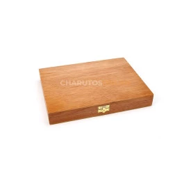 Umidor de Viagem em Cedro para 10 Charutos com Mini Boveda