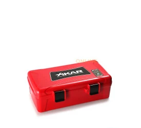 Umidor de Viagem Xikar para 10 Charutos - Vermelho