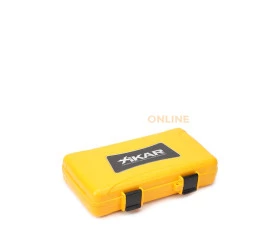Umidor de Viagem Xikar para 5 Charutos - Amarelo