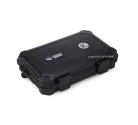 Umidor de Viagem (ABS) Hit para 6 Charutos com Higrometro - Preto